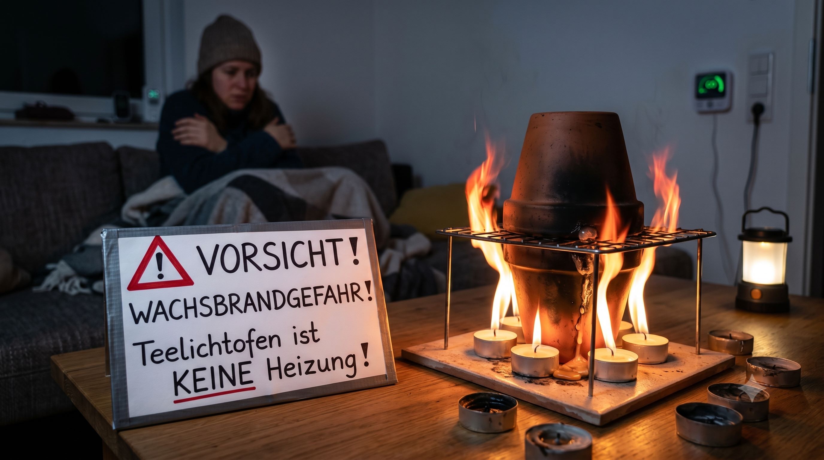 Teelichtöfen: Physikalischer Nutzen vs. gefährlicher Mythos aufgeklärt