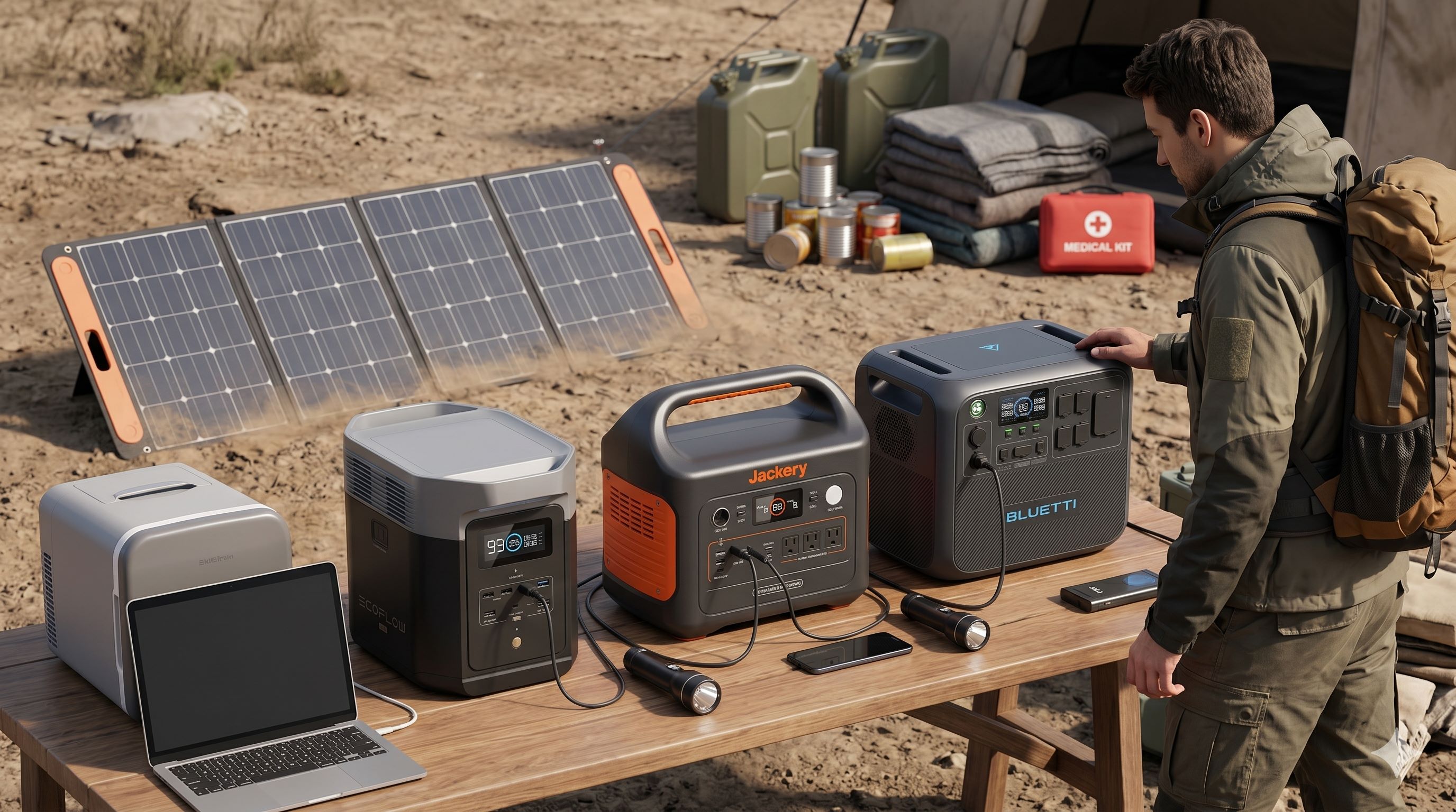 Powerstations im Vergleich: EcoFlow, Jackery und Bluetti im Vergleich