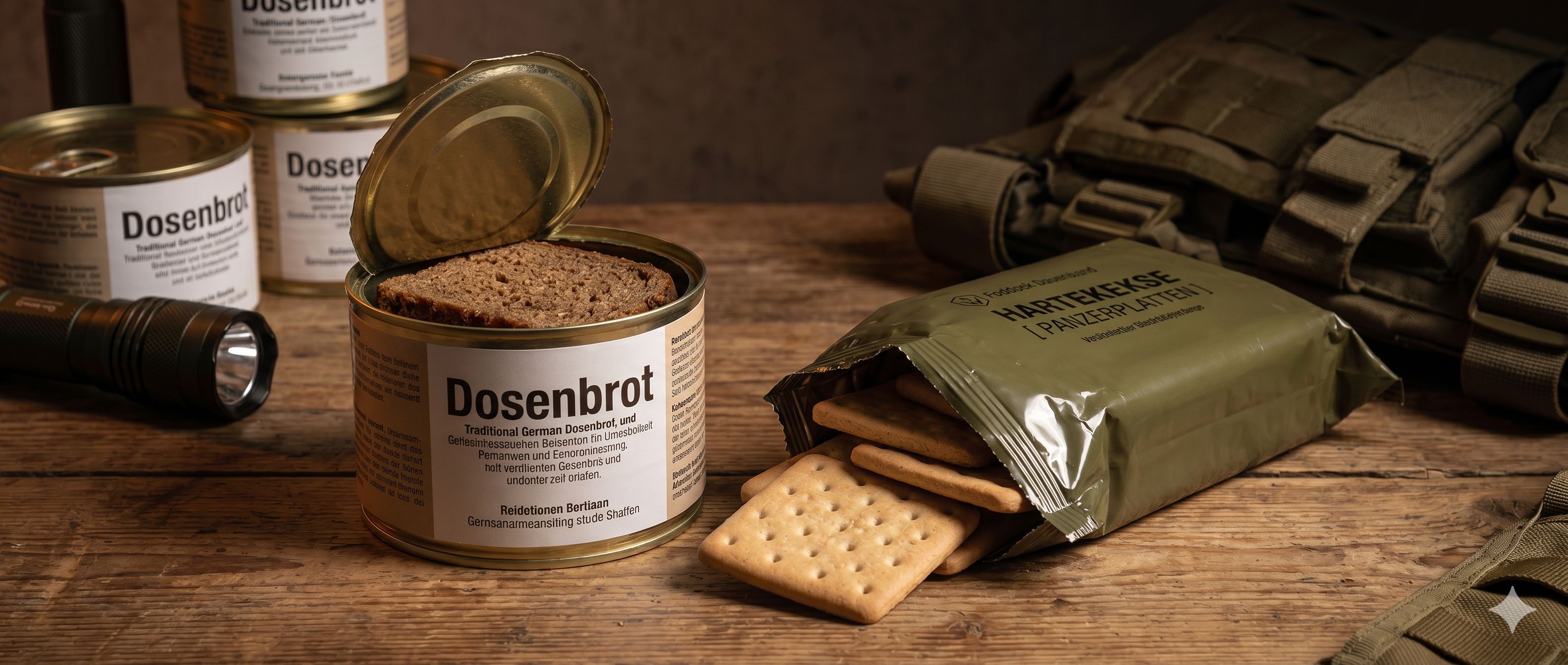 Dosenbrot und Bundeswehr-Hartkekse: Unverwüstliche Klassiker für das Lager