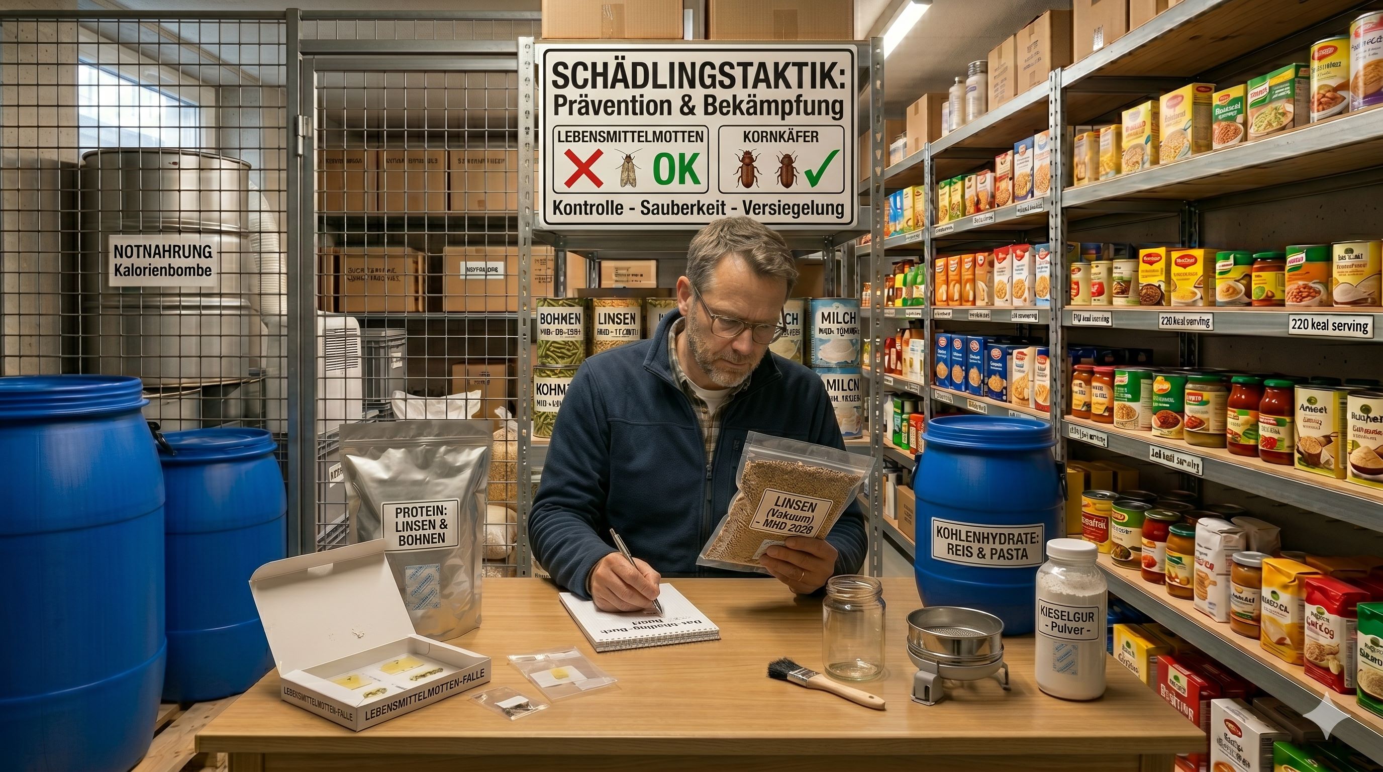 Schädlingstaktik: Prävention und Bekämpfung von Lebensmittelmotten und Kornkäfern
