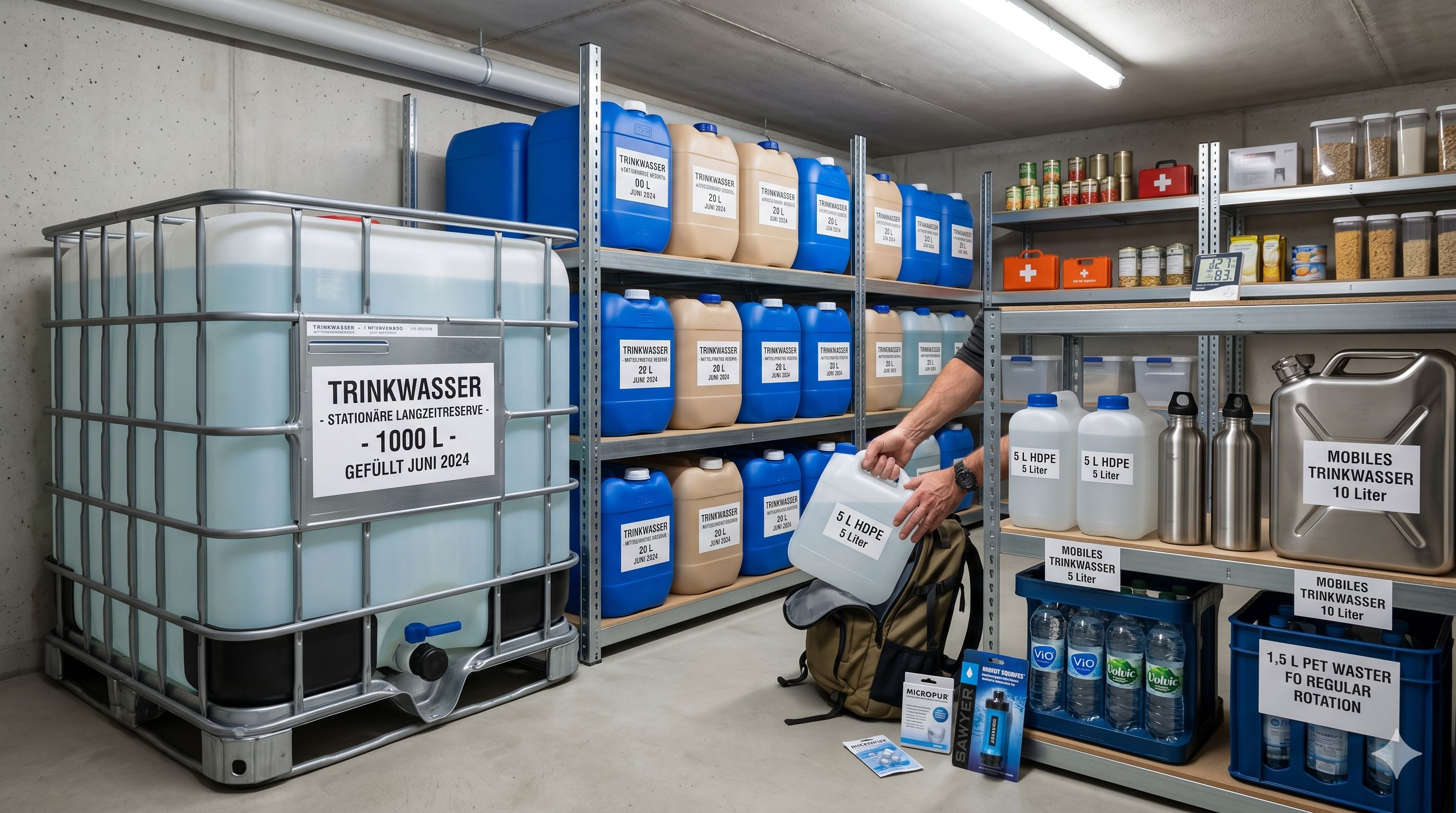 IBC-Container, Kanister oder PET: Die besten Lagerbehälter im Härtetest