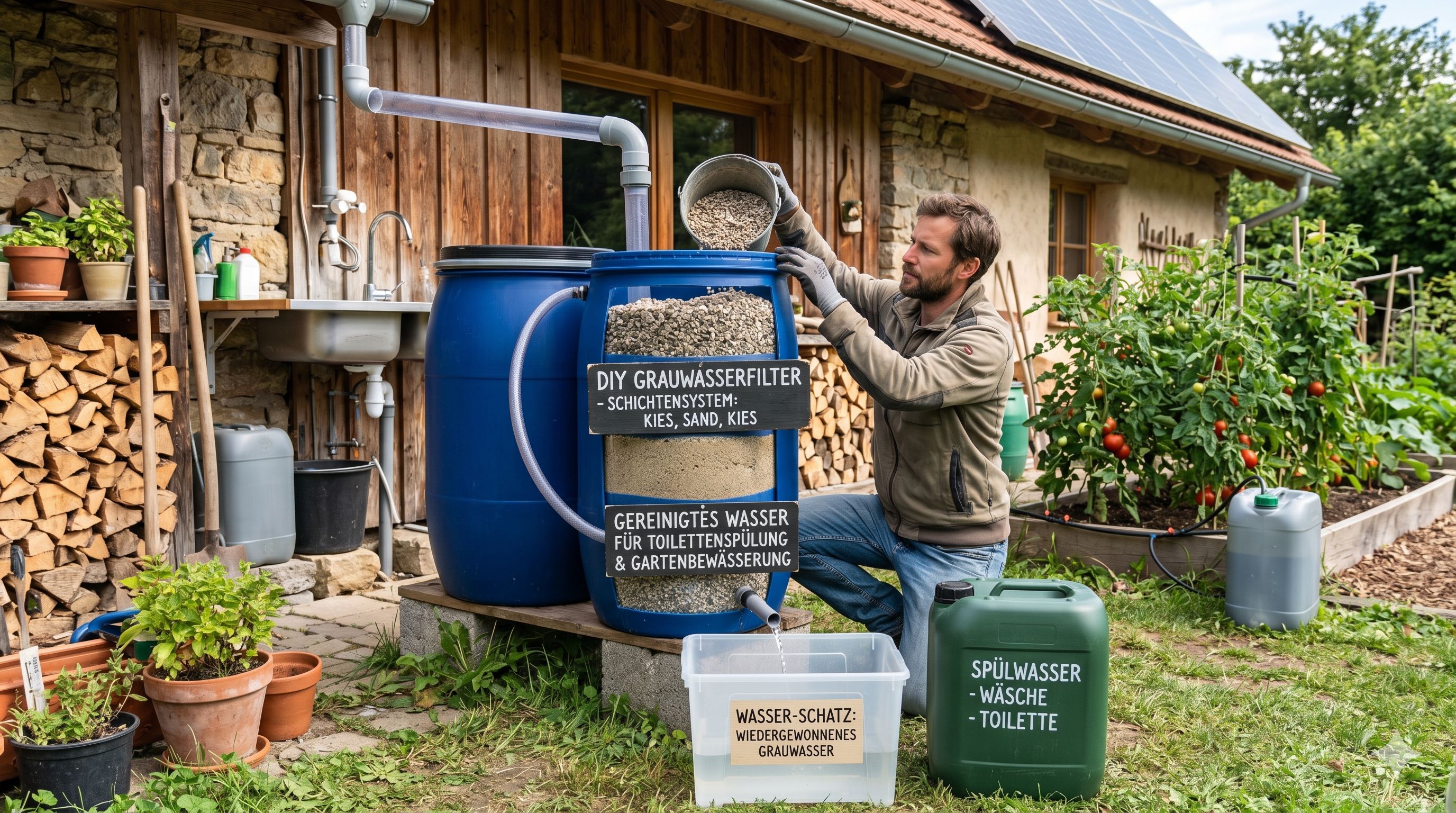 Grauwasser-Recycling: Wie man gebrauchtes Wasser für die Hygiene wiederverwendet