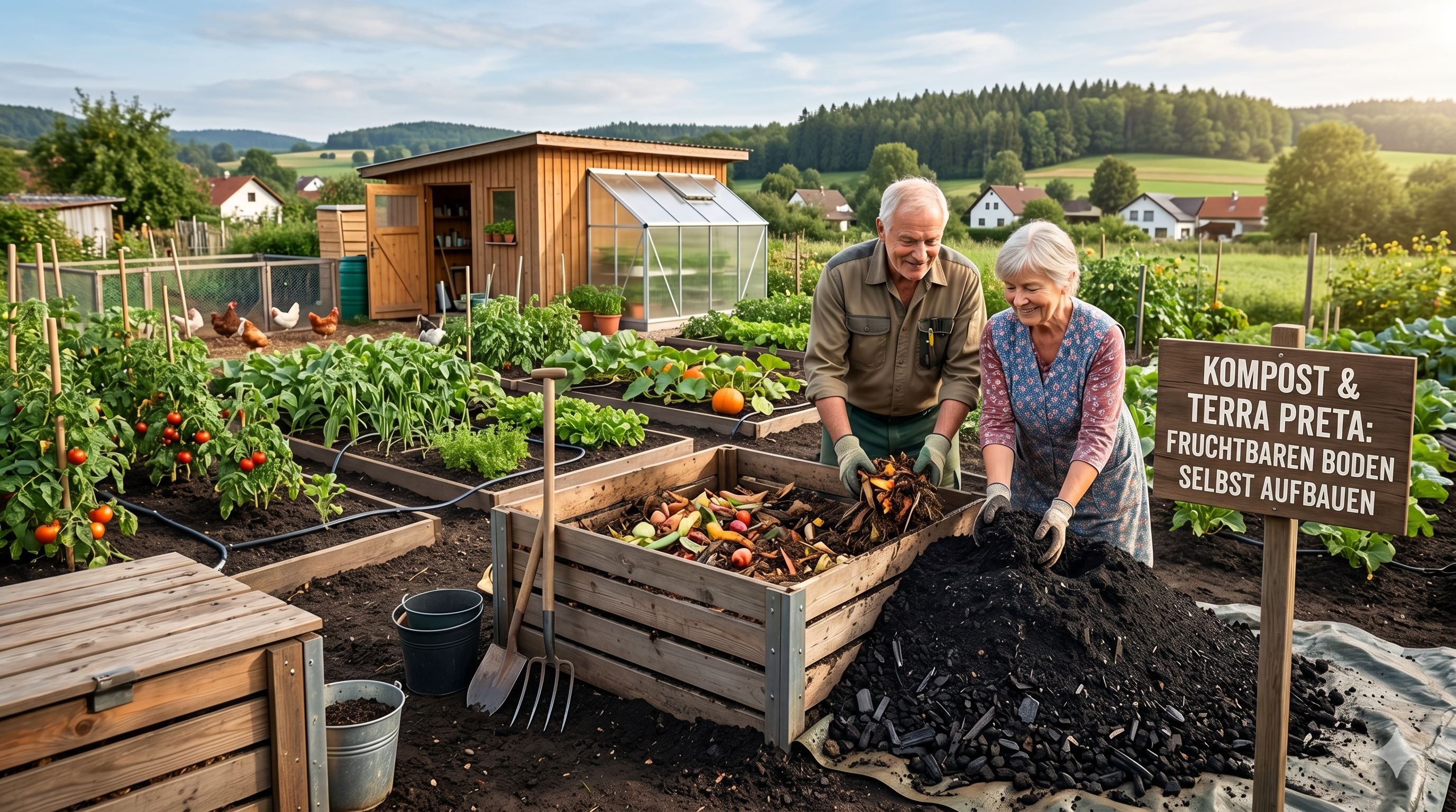 Kompostierung und Terra Preta: Fruchtbaren Boden selbst aufbauen