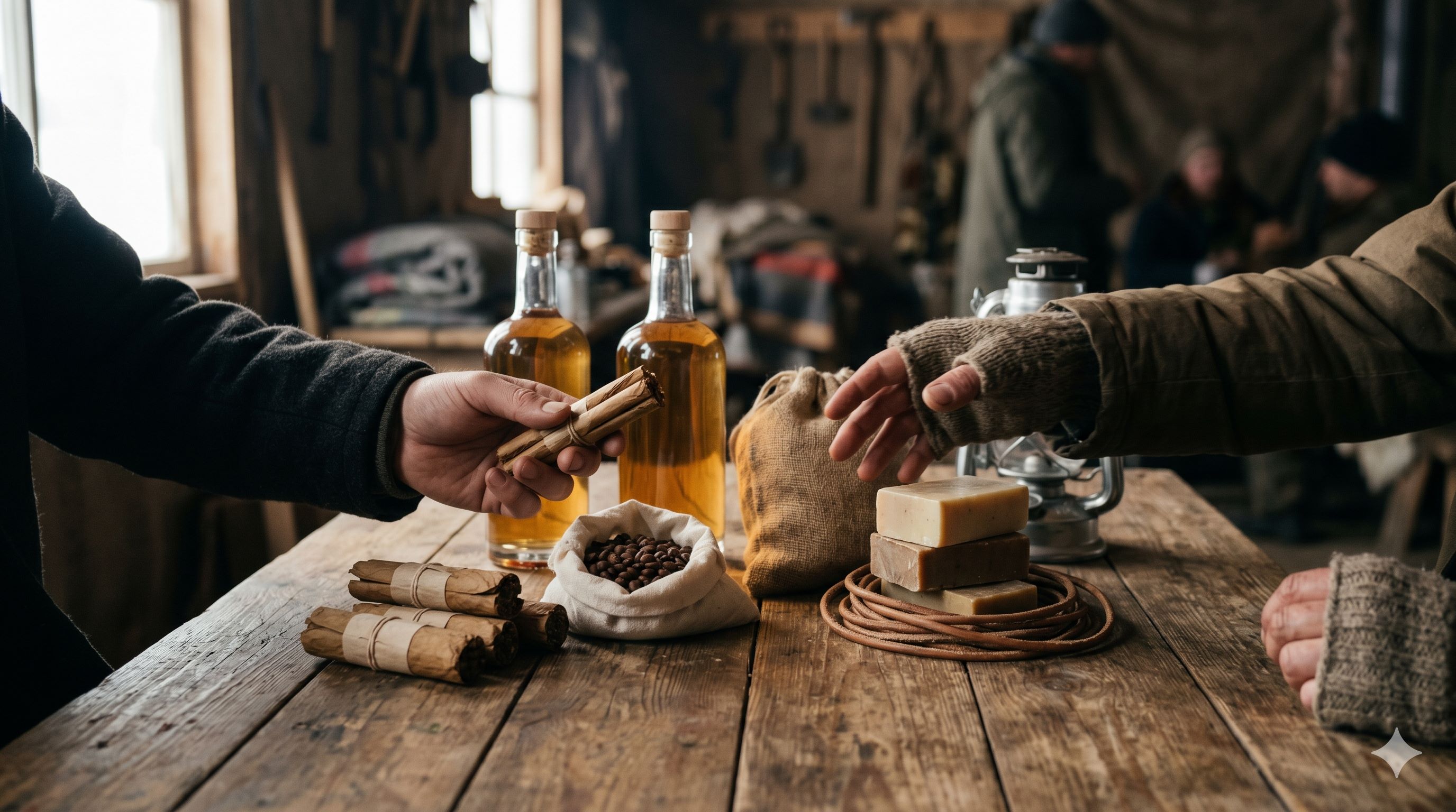 Der Tauschwert von Genussmitteln: Zigaretten, Kaffee und Alkohol als harte Währung