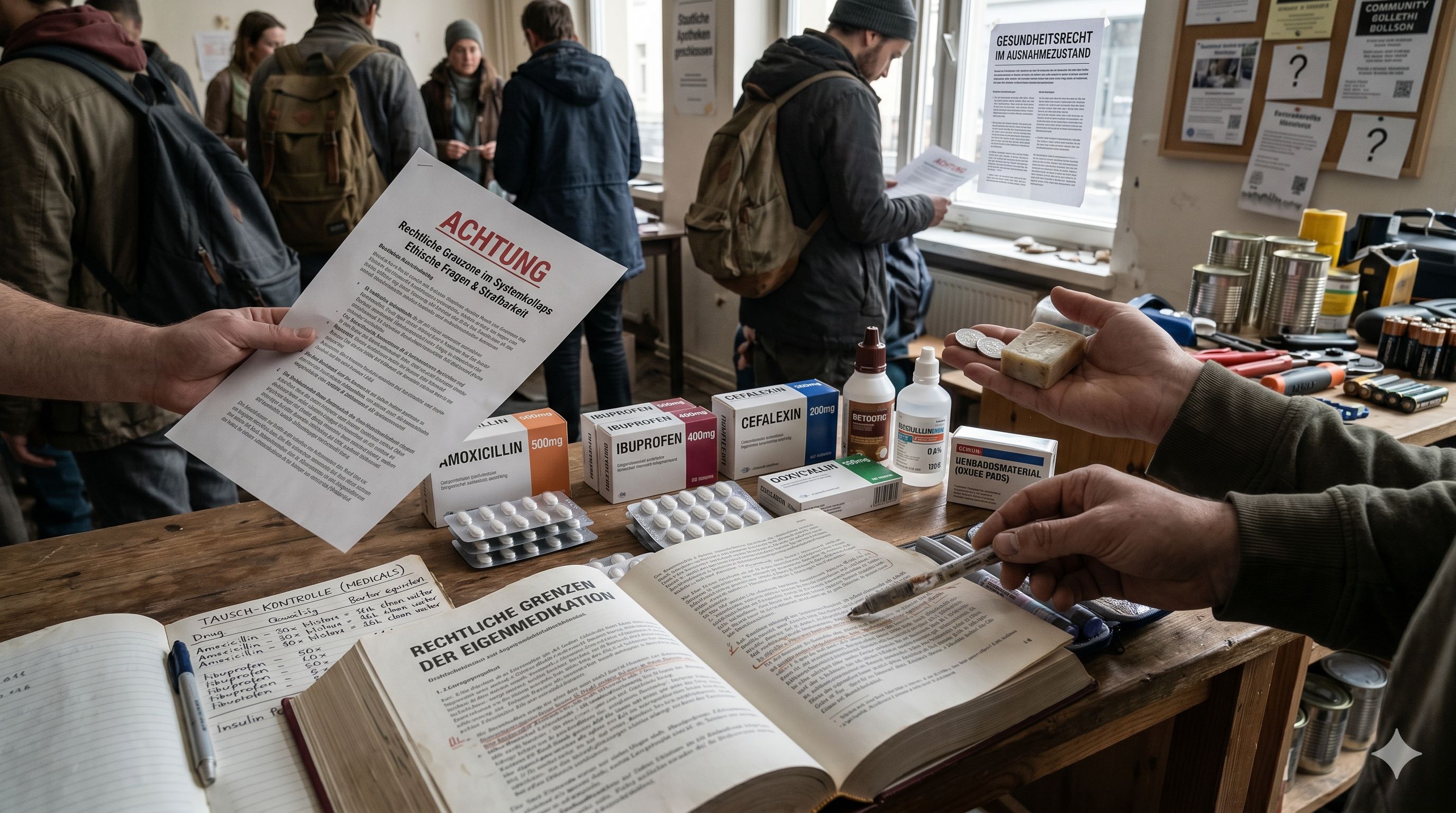Rechtliche Grenzen: Eigenmedikation in der rechtlichen Grauzone des Systemkollapses
