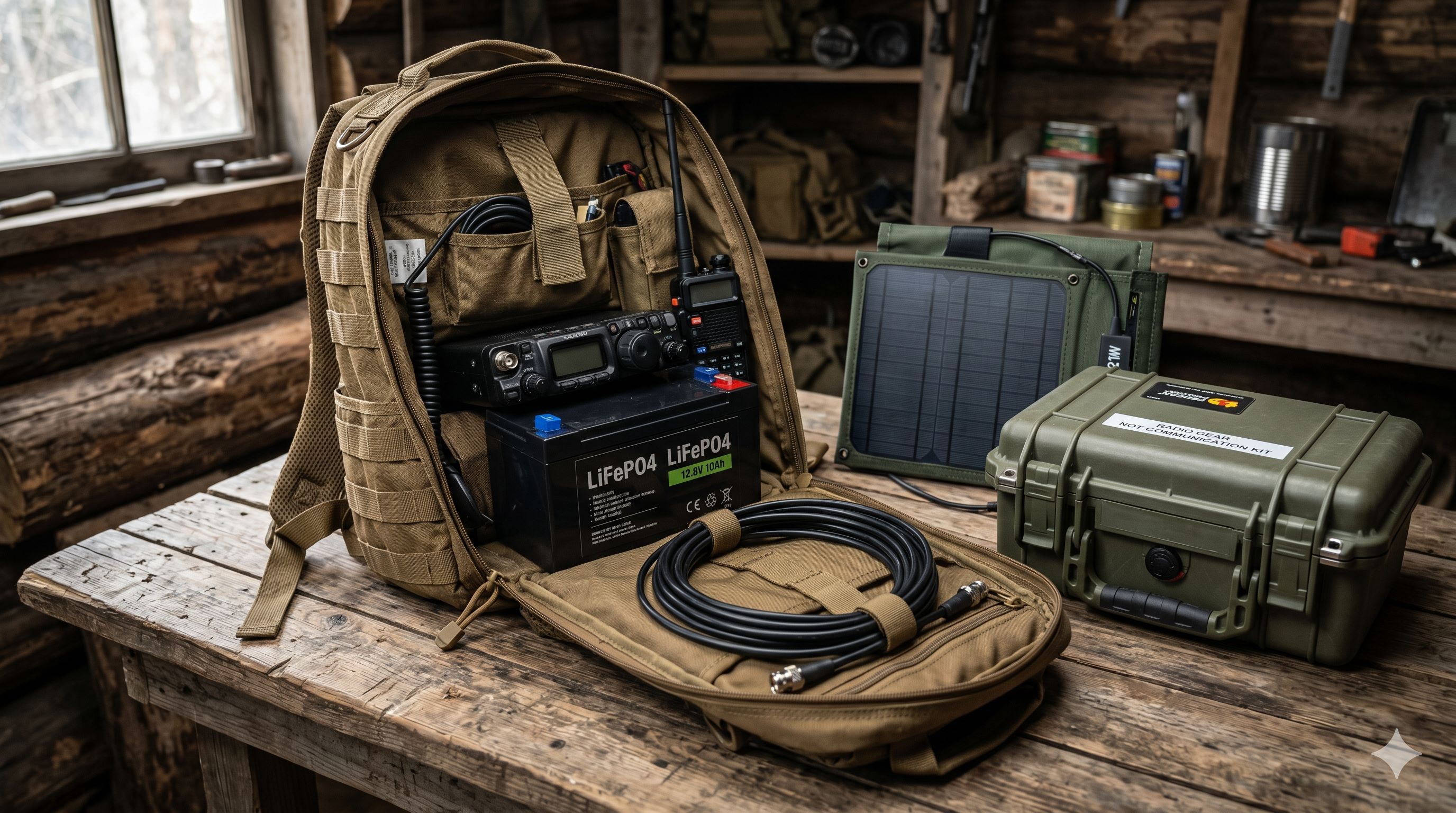 Ausrüstung für den Funk-Rucksack: Das mobile Kommunikations-Kit zusammengestellt