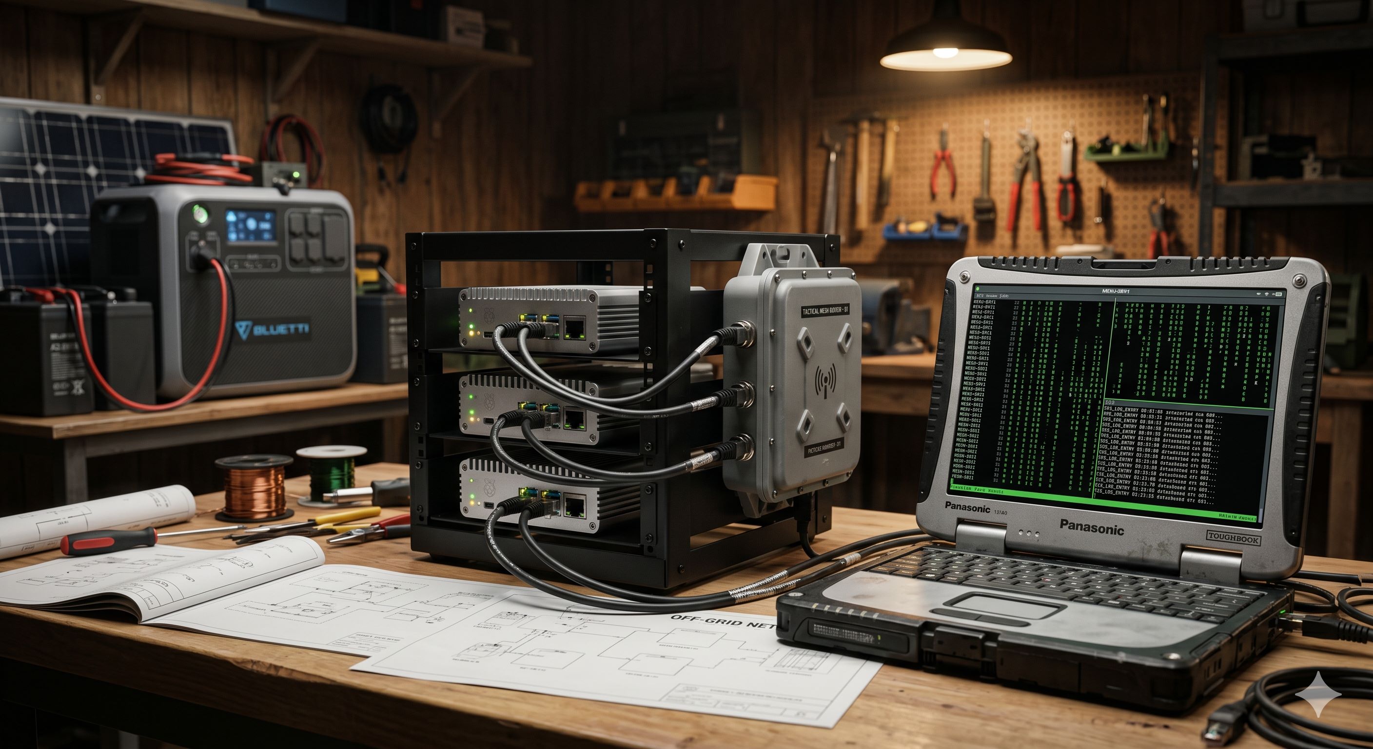 Autarke Serverstrukturen: Aufbau eines lokalen NAS- und Chat-Servers im Mesh-Netzwerk