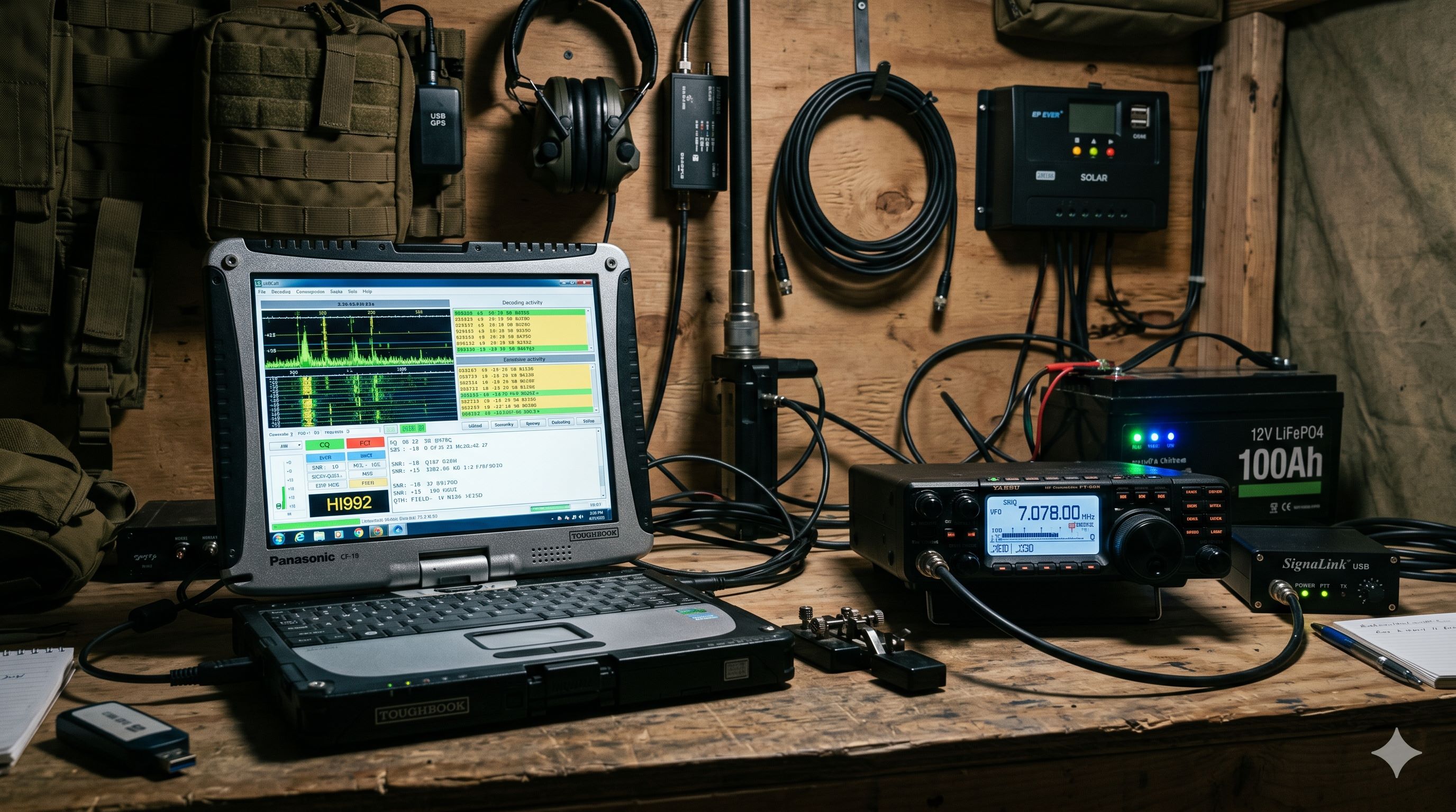 Digitale Betriebsarten: JS8Call, APRS und Packet Radio für die textbasierte Notkommunikatio