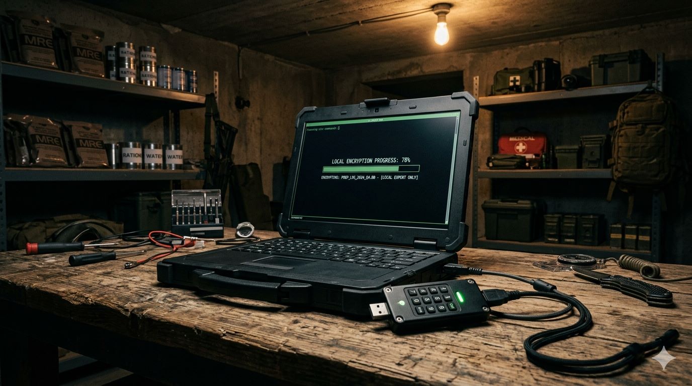 Schnittstellen-Nutzung: Wie du deine Daten lokal und verschlüsselt auf deinem PC speicherst