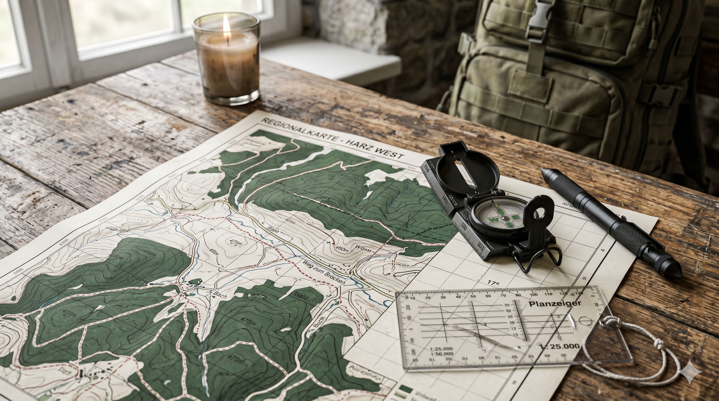 Kartenmaterial zum Ausdrucken: Hochauflösende topografische Regionalkarten als Download