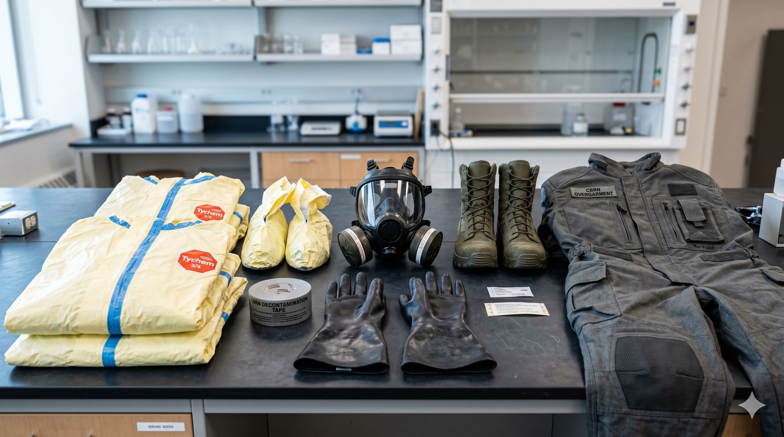 CBRN-Schutzanzüge: Einweg-Overalls vs. schwere militärische Schutzbekleidung