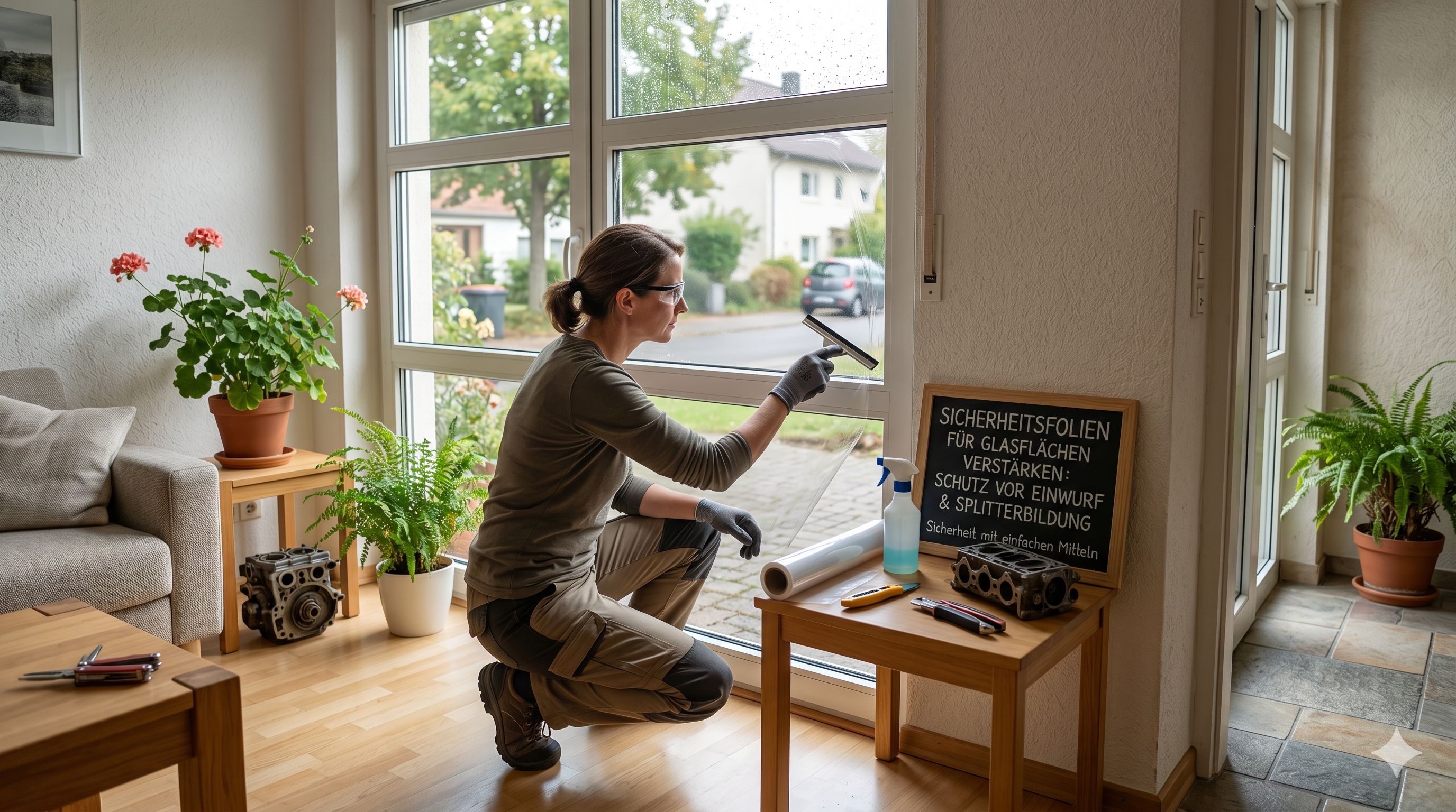 Sicherheitsfolien für Glasflächen: Schutz vor Einwurf und Splitterbildung