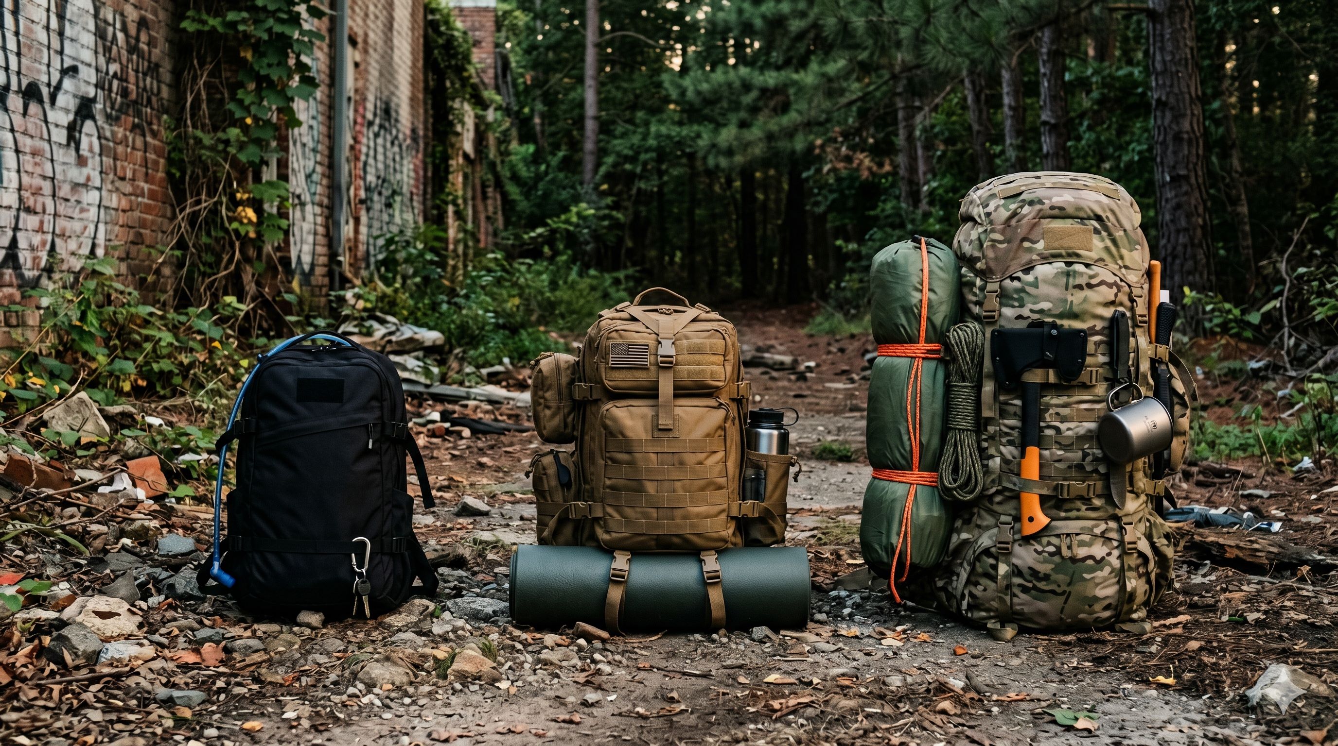 Die drei Rucksack-Typen: Get-Home-Bag, Bug-Out-Bag und INCH-Bag erklärt